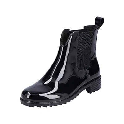 Obrázek Rieker Dámské kotníkové boty Chelsea Boots P8280, Černá 04.