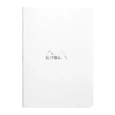 Obrázek Rhodia 119181C poznámkový sešit (čtverečkovaný, DIN A5, 14,8 x 21 cm, 48 listů) 1 kus bílý