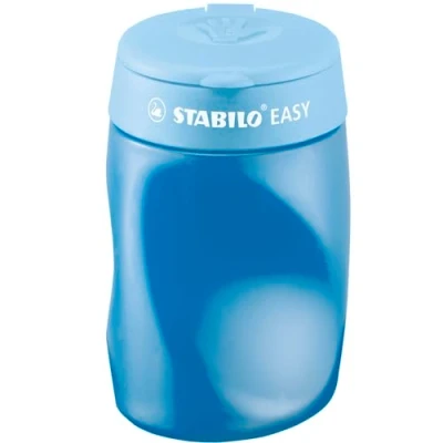 Obrázek Ergonomické ořezávátko na konzervy pro leváky STABILO EASYsharpener 3 v 1 3x modrá