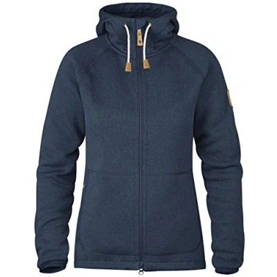 Obrázek Fjällräven Dámská mikina Övik Fleece Hoodie W, modrá, xxs