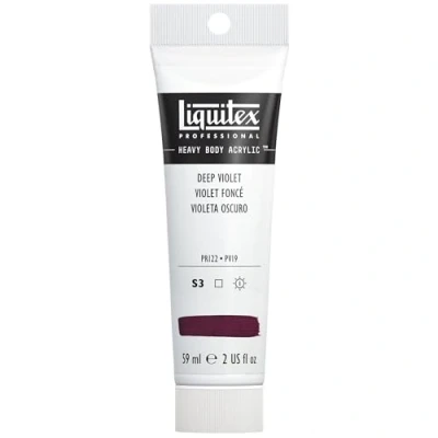 Obrázek Liquitex 1045115 Professional Heavy Body akrylová barva v umělecké kvalitě s vynikající stálostí na světle máslové konzistenci, 59 ml tuba tmavě fialová