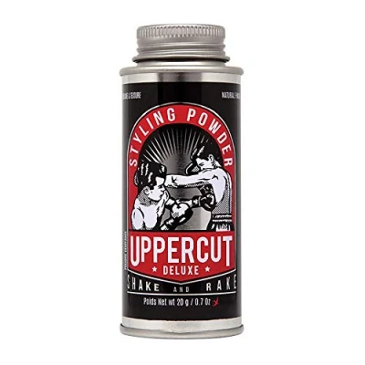 Obrázek Uppercut Deluxe Styling Powder for Men, vlasový texturovaný pudr pro muže, stylingový s flexibilním držením a přirozeným leskem, dodává vlasům mužskou texturu, 20 g