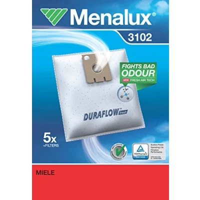 Obrázek Menalux 3102/5 sáčků do vysavače/Pevné Aflow/Miele