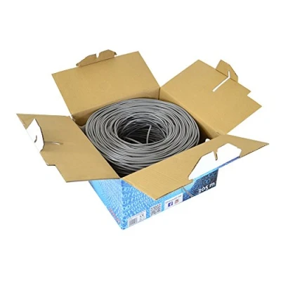 Obrázek Ethernet LAN Kabel CAT5e PNI U05 für Internet 1 Gigabit/Überwachungssystem, 305m