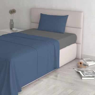 Obrázek Italian Bed Linen Sada ložního prádla Natural Color 100% bavlna, Avio/kouř, jednotlivě