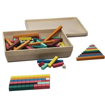 Obrázek WISSNER® aktiv lernen 126 Farbige Rechenstäbe Cuisenaire RE Wood