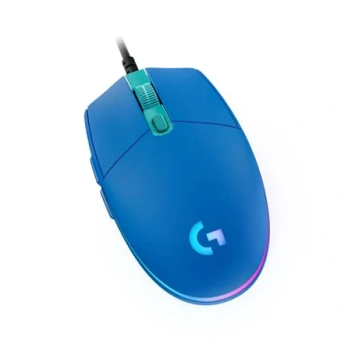 Obrázek Logitech G Herní myš 203 s přizpůsobitelným RGB osvětlením LIGHTSYNC, 6 programovatelných tlačítek, senzor vhodný pro hry, snímání 8 000 DPI, nízká hmotnost modrá