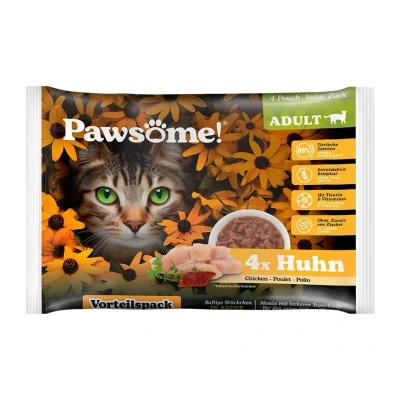 Obrázek Kapsička PAWSOME Cat s kachním masem 4x85g (multipack)