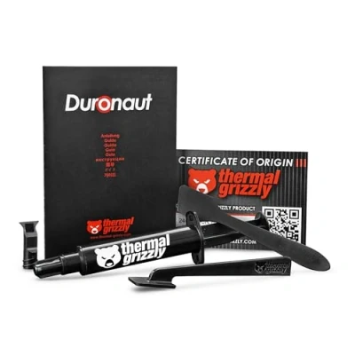 Obrázek Thermal Grizzly Duronaut 6 g verbesserte Haltbarkeit und Hochleistungs Wärmeleitpaste für maximale Wärmeleitfähigkeit beim Übertakten von CPU/GPU/PS4/PS5/Xbox