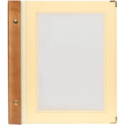 Obrázek Securit Wood A5 menu karta vč. 2 Dopplete vložka pro (pro 4 strany A5) Béžová