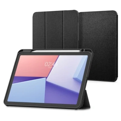 Obrázek Spigen Urban Fit pouzdro kompatibilní s iPad Air 6. M2 (2024) / 5. (2022) 4. generace (2020) 11 palců a 10. 9&quot; černé