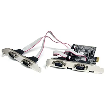Obrázek StarTech.com 4 Port Serielle RS232 PCI Express karta s rozhraním 16550 UART RS 232 / DB9 PCIe
