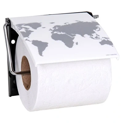 Obrázek MSV Držák toaletního papíru The World z polystyrenu, vícebarevný, 30 x 20 15 cm