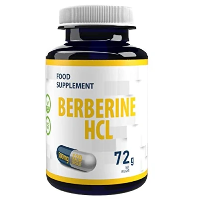 Obrázek Berberin HCL 500 mg 120 veganských kapslí, laboratorně testováno, vysoká dávka