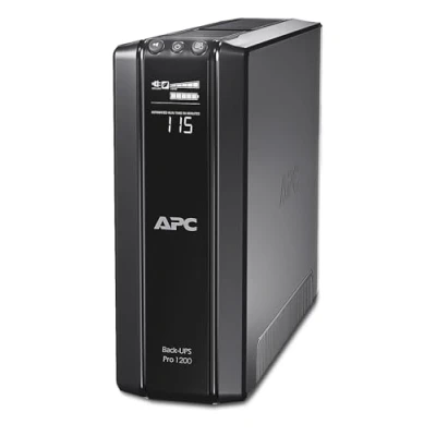 Obrázek APC Back UPS PRO USV 1200VA výkon BR1200G GR vč. 150. 000 Euro pojištění ochrany zařízení (6 výstupy Schuko, funkce úspory proudu, multifunkční displej)