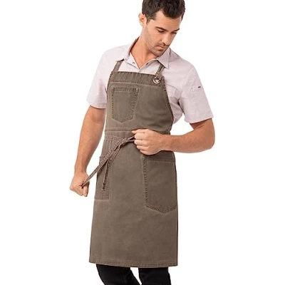 Obrázek Chef Works Dorset Bib Apron (ABAQ054)