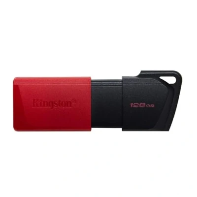 Obrázek Kingston DataTraveler Exodia M USB Stick 3.2 Gen 1 DTXM/128GB s pohyblivou čepičkou (černá + červená)