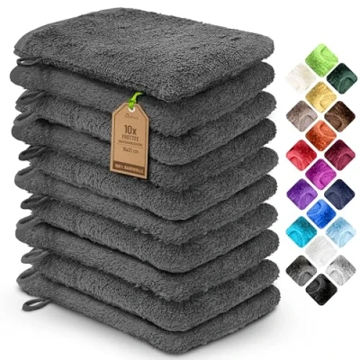 Obrázek Froté žínky NatureMark NM HT0829, balení 10 kusů, 15 x 21 cm, 100% bavlna
