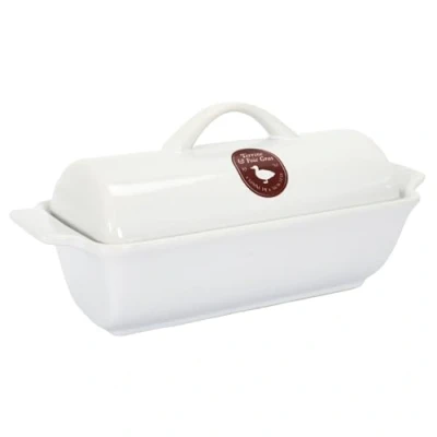 Obrázek COOK CONCEPT GESCHMACK UND KC24201 Medallion Foie Gras Terrine, GRES, Weiß Rot Grau, für 500gr