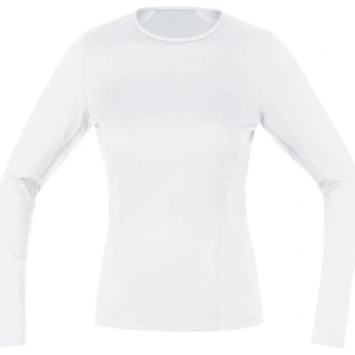 Obrázek GORE WEAR Dámské M D Base Layer Thermo Shirt dlouhý rukáv tričko s dlouhým rukávem, bílá, 40