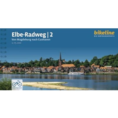 Obrázek Elbe Radweg: Teil 2: Von Magdeburg nach Cuxhaven. 490 km, 1:75.000, GPS Tracks Download, LiveUpdate