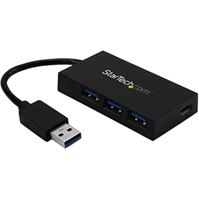 Obrázek StarTech.com 4 porty USB 3. 0 hub a na 3x 1x C včetně síťového zdroje stolní