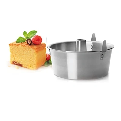 Obrázek IBILI 787800 Pečicí forma pro andělský koláč 25 cm z hliníku, stříbrná, x 5