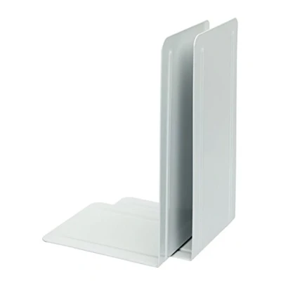 Obrázek ALCO Albert 4303 10 zarážky na knihy z kovu, 1 pár, 130 x 240 140 mm, bílá