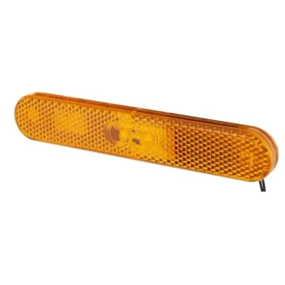Obrázek HELLA 2PS 009 226 011 Boční obrysové světlo přívěs karavan LED 24 V nástavba/lepené CCC Kabel: 250 mm Konektor: AMP 2pólová pravá/levá