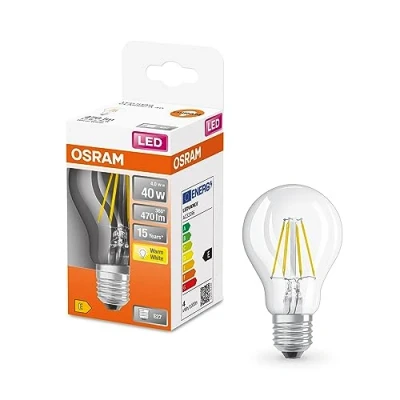 Obrázek LED žárovka Osram Star Classic A, ve tvaru baňky s paticí E27, není stmívatelná