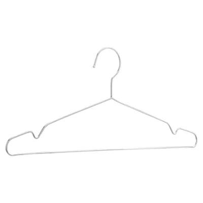 Obrázek Amazon Basics Ramínko na šaty z ušlechtilé oceli, balení 50 kusů, chromované