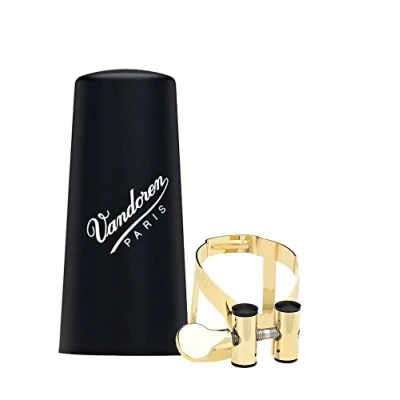 Obrázek Vandoren LC51GP M/O Bb Clarinet Ligature with Plastic Cap, zlatá