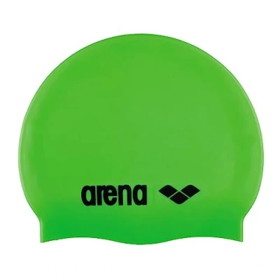 Obrázek ARENA Chlapecké klasické koupací čepice, Acid Lime Black (65), jednotná velikost EU
