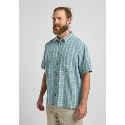 Obrázek Jack Wolfskin Herren Meseta Shirt Hemd, Check Dark Navy, M EU