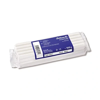 Obrázek Pelikan 601393 kvalita modelovací hmota plastelína, 1 kg, bílá