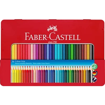 Obrázek Barevné pastelky Colour GRIP 2001 od Faber Castell, 112424, tříděné