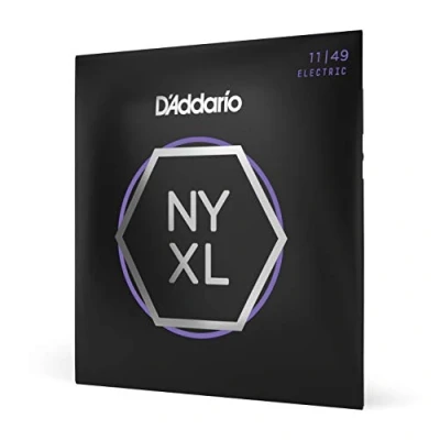 Obrázek D&#039;Addario struny pro elektrické kytary kytarové E kytara prémiové elektrická nejoblíbenější značka strun po celém světě NYXL1149 &quot;New York&quot; ocel střední (11 49)