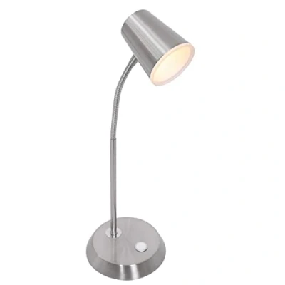 Obrázek Trio Leuchten LED stolní lampa Narcos 573190107, kov nikl matný / chrom, 1 x 6 wattů