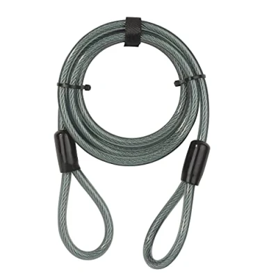 Obrázek YALE Sicherheitskabel 2200 mm YC1/10/220/1 Flexibles Stahlkabel Leichtes Zubehör und zusätzliche Sicherheit für Ihr Fahrrad