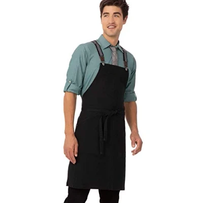 Obrázek CHEF Works pánské pracovní zástěra jednotná velikost černá (Jet Black)
