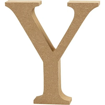 Obrázek Creativ &quot;Y MDF písmeno, hnědé, 13 x 2 cm