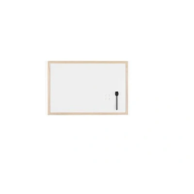 Obrázek Bi Office Budget Whiteboard s dřevěným rámem, magnetická, 5 velikostí volitelná, 60 x 40 cm