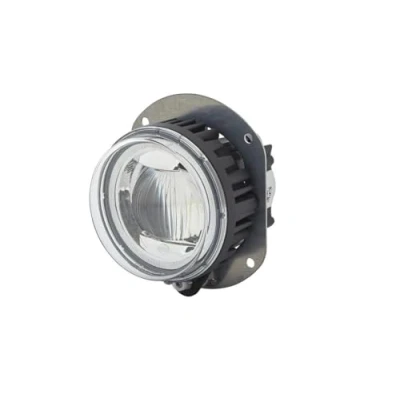 Obrázek HELLA DE/LED dálkový světlomet 90mm Performance L4060 12V / 24V kulatý referenční číslo: 12. 5 SAE křišťálově čistý rozptylový kotouč čirý pravý/levý 1F0 011 988 021