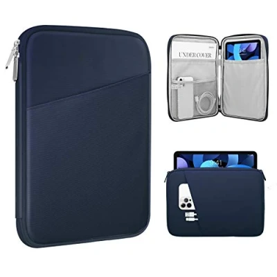 Obrázek TiMOVO 9 11 palců tablet pouzdro kompatibilní s ipad Pro 2021 2018, Air 5/4 10.9, 10.2, Galaxy Tab A8 10. 5/Tab S8 11&quot; 2022, ochranné malou taškou, Indigo