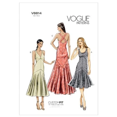 Obrázek V8814 Vogue střihová předloha pro šití, elegantní, Nositelka, módní