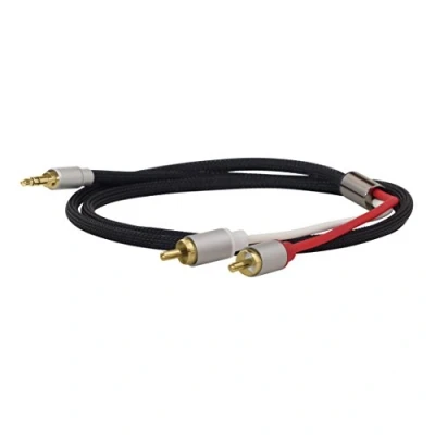 Obrázek Dynavox Stereo audio kabel 5 m, 3,5 mm jack na Cinch (konektor konektor)