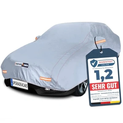 Obrázek Upgrade4cars plachta na auto outdoorová ochranná kompletní pro všechna roční období autoplachta Univerzální Velikost osobního vozidla: M 431 * 165 120 cm