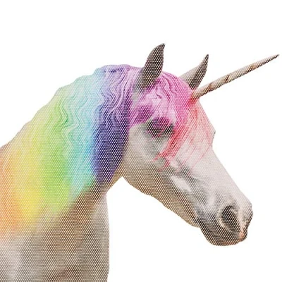 Obrázek Thumbs Up Ride With Unicorn Fenstersticker &quot;Einhorn&quot; Auto Fensteraufkleber, x