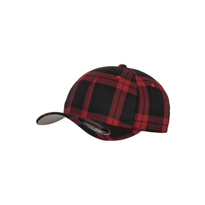 Obrázek Flexfit Tartan Kšiltovka, Velikost: L/XL, Blk/red