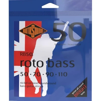 Obrázek Rotosound Niklové struny pro elektrobasy, kulatý drát, tloušťka Heavy 50 70 90 110